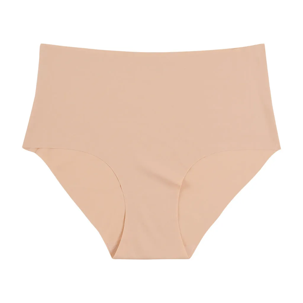 3 Pack Seamless Panties - High Waisted Briefs
