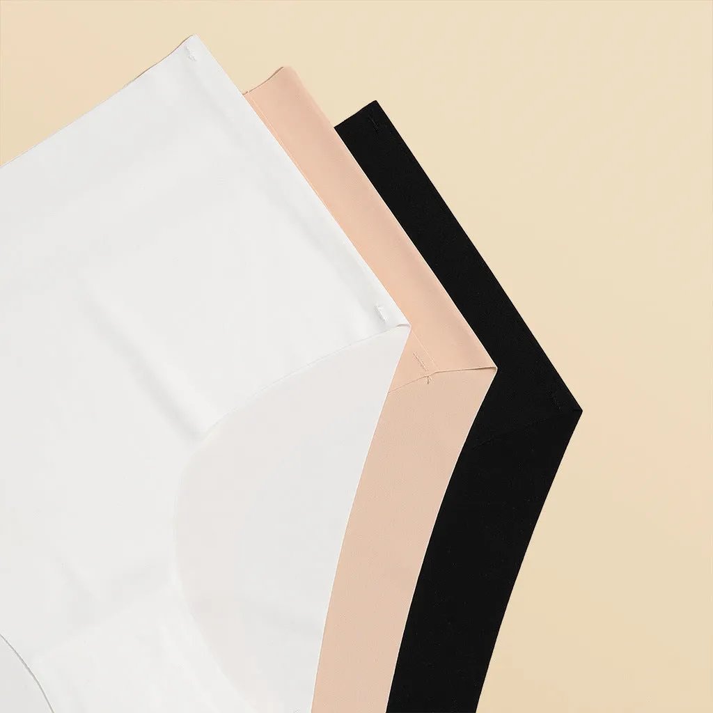 3 Pack Seamless Panties - High Waisted Briefs