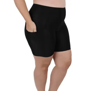Cooling Slipshort with 2 Pockets 6" | Black