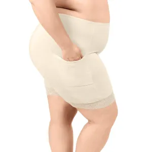 Cooling Slipshort with 2 Pockets 9" | Beige