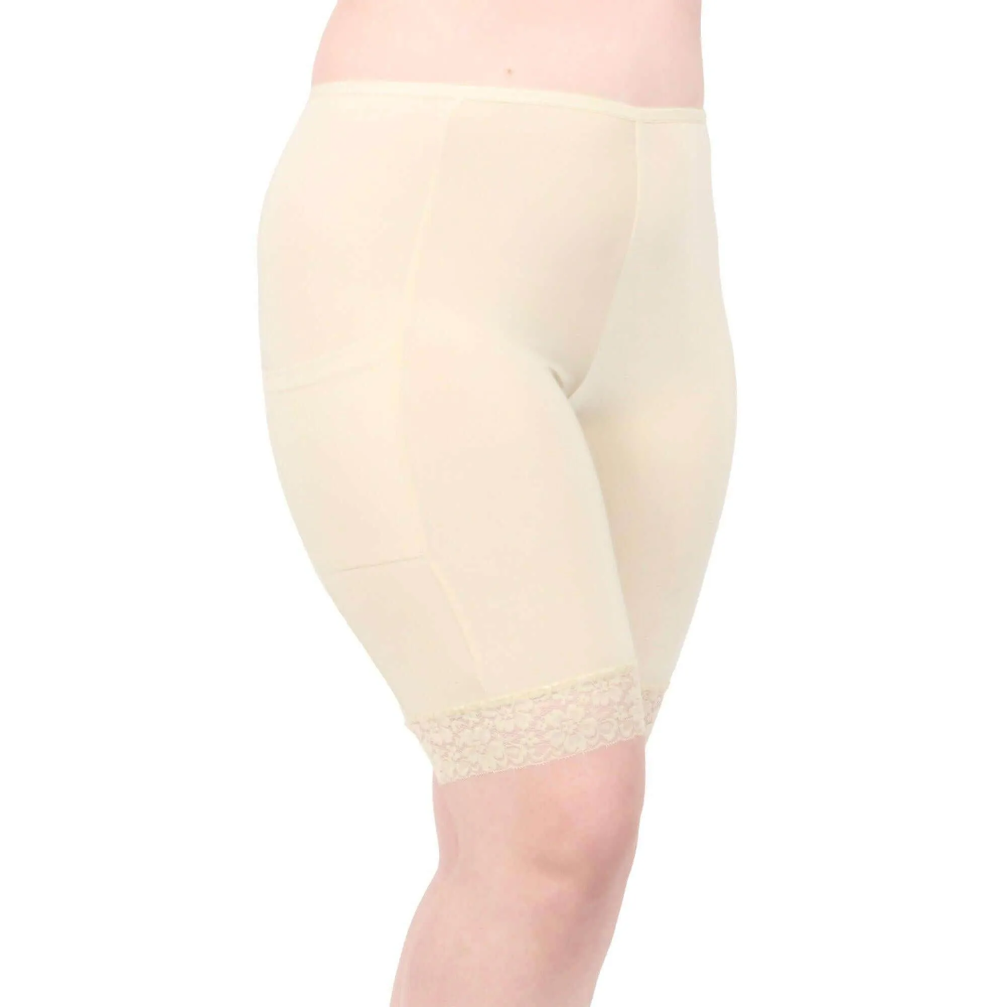 Cooling Slipshort with 2 Pockets 9" | Beige