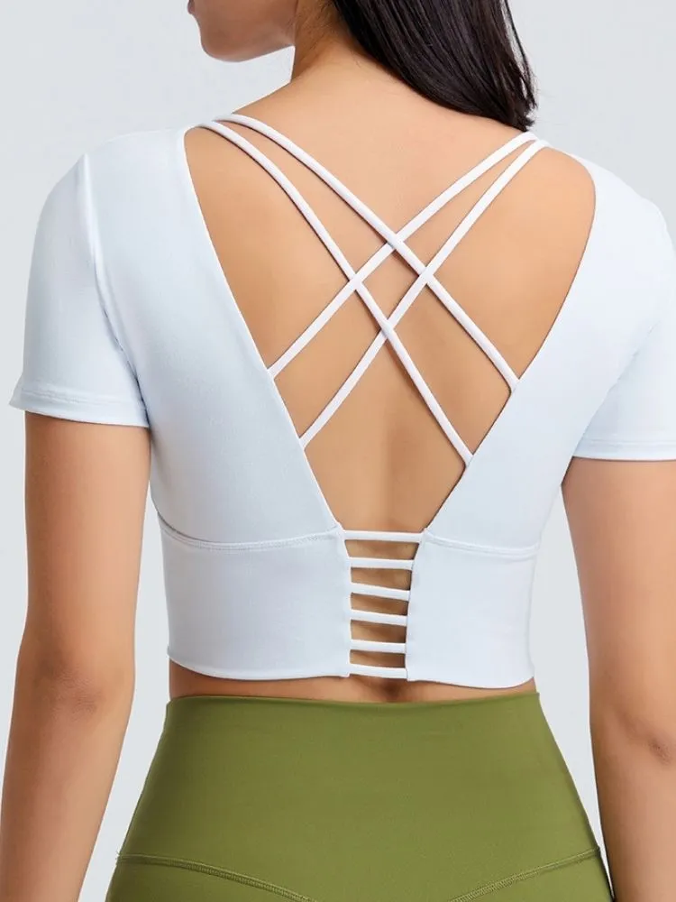 Crewneck Cropped T-Shirt - Women's