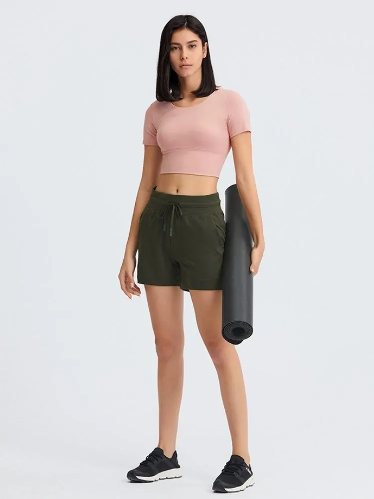Crewneck Cropped T-Shirt - Women's
