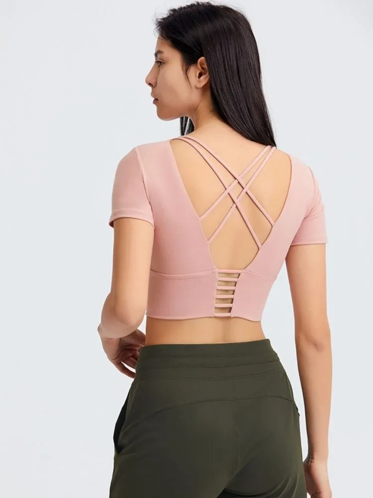 Crewneck Cropped T-Shirt - Women's