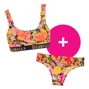 Hibiscus - Women's Bralette and Seamless Brazilian Bundle