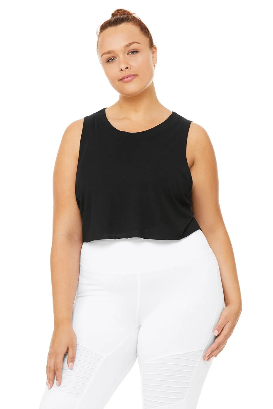 Inspire Crop Tank - Black