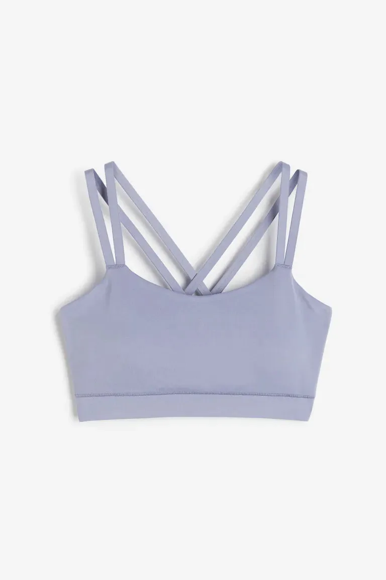 Lightweight support softmove sports bra H&M, purple