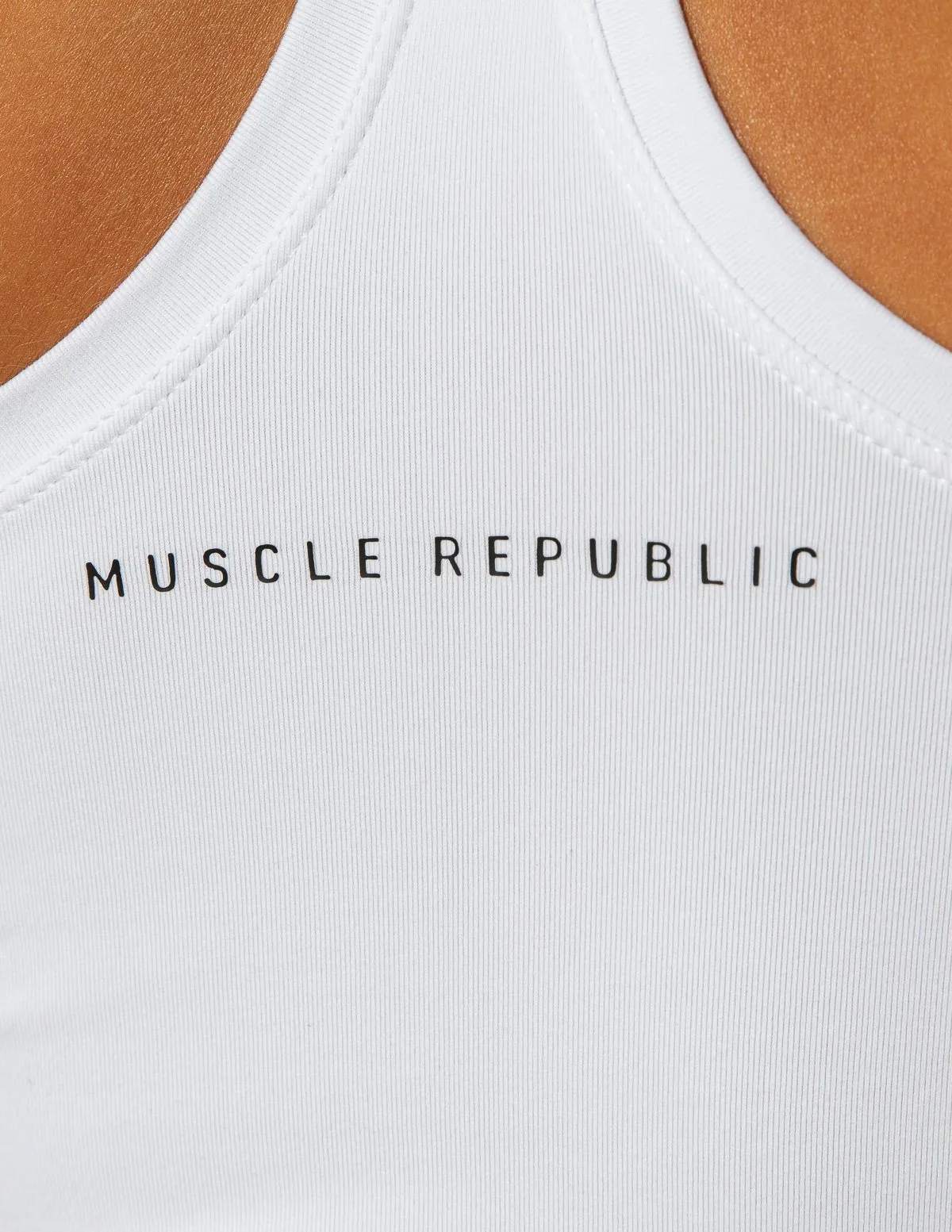 LUXE MIDRIFF TANK - WHITE