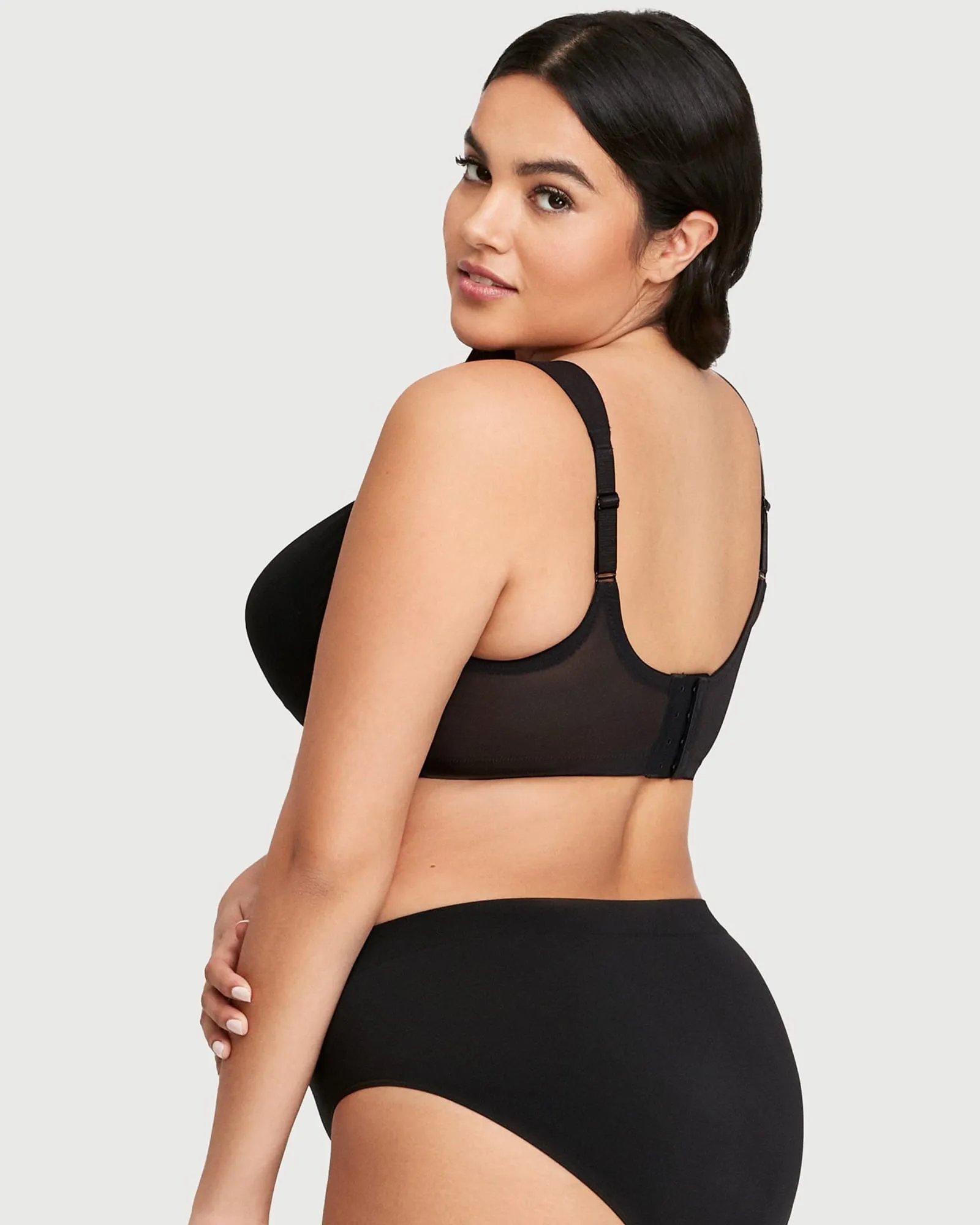 MagicLift Seamless Support T-Shirt Bra | Black