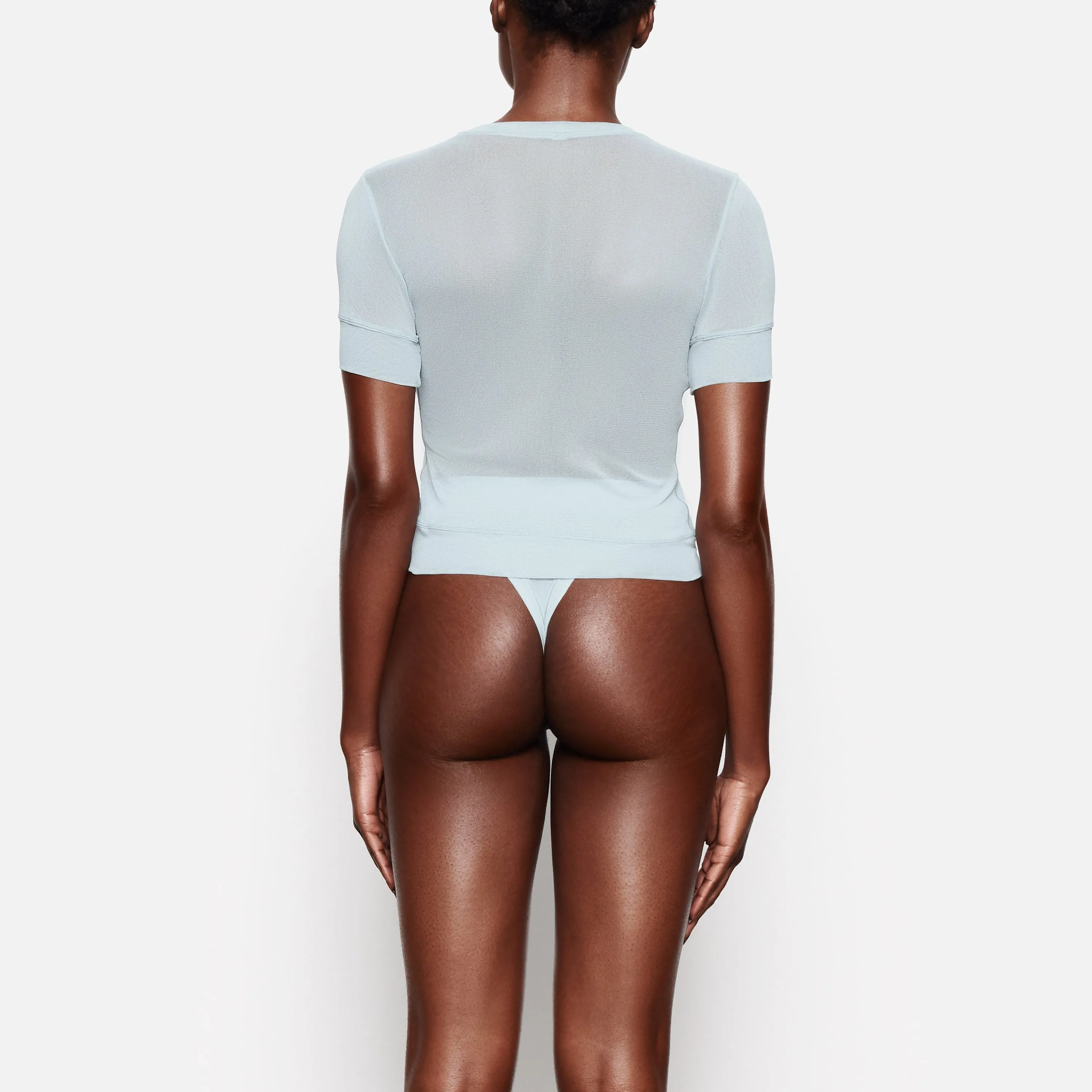 SUMMER MESH T-SHIRT | SKY