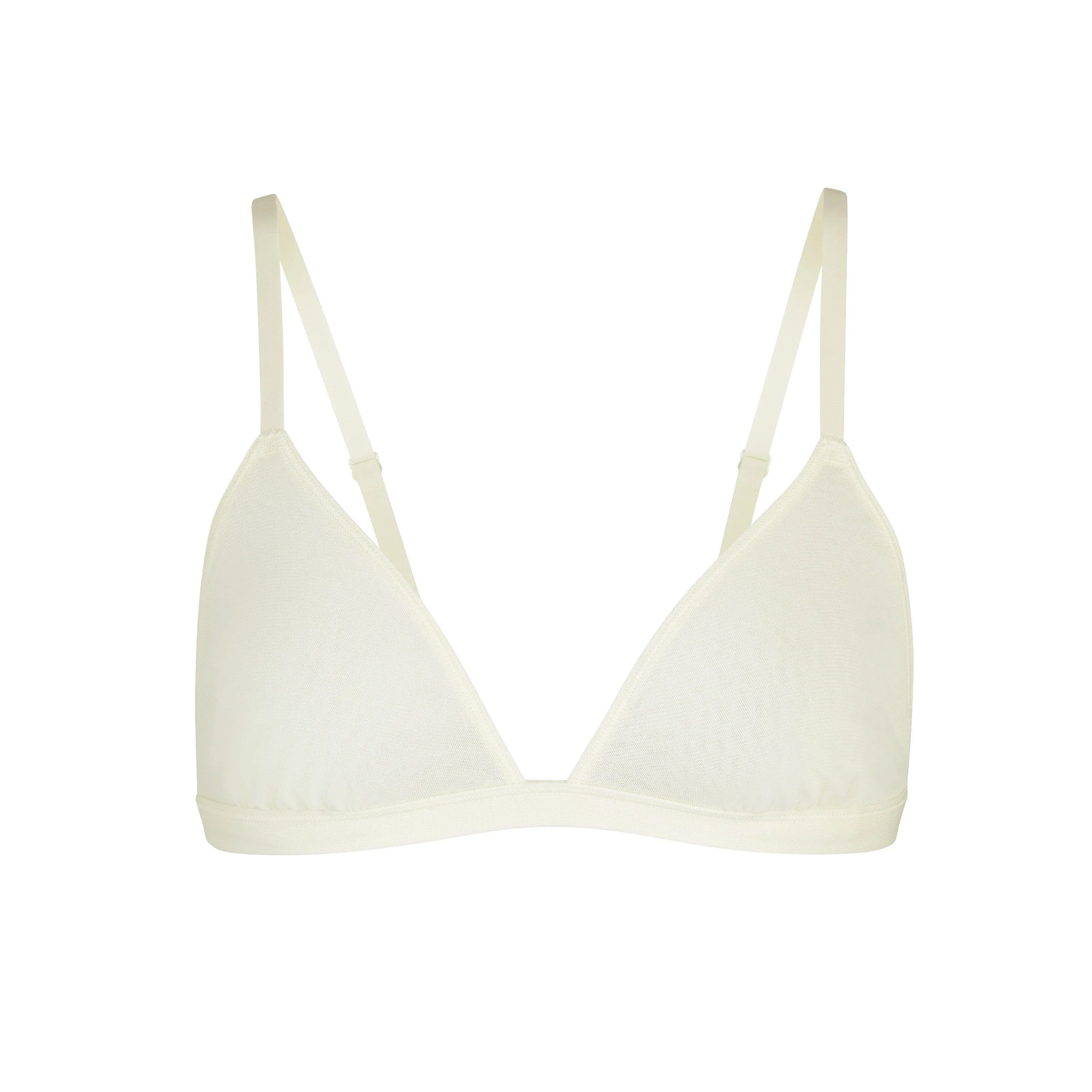 SUMMER MESH TRIANGLE BRALETTE | BONE