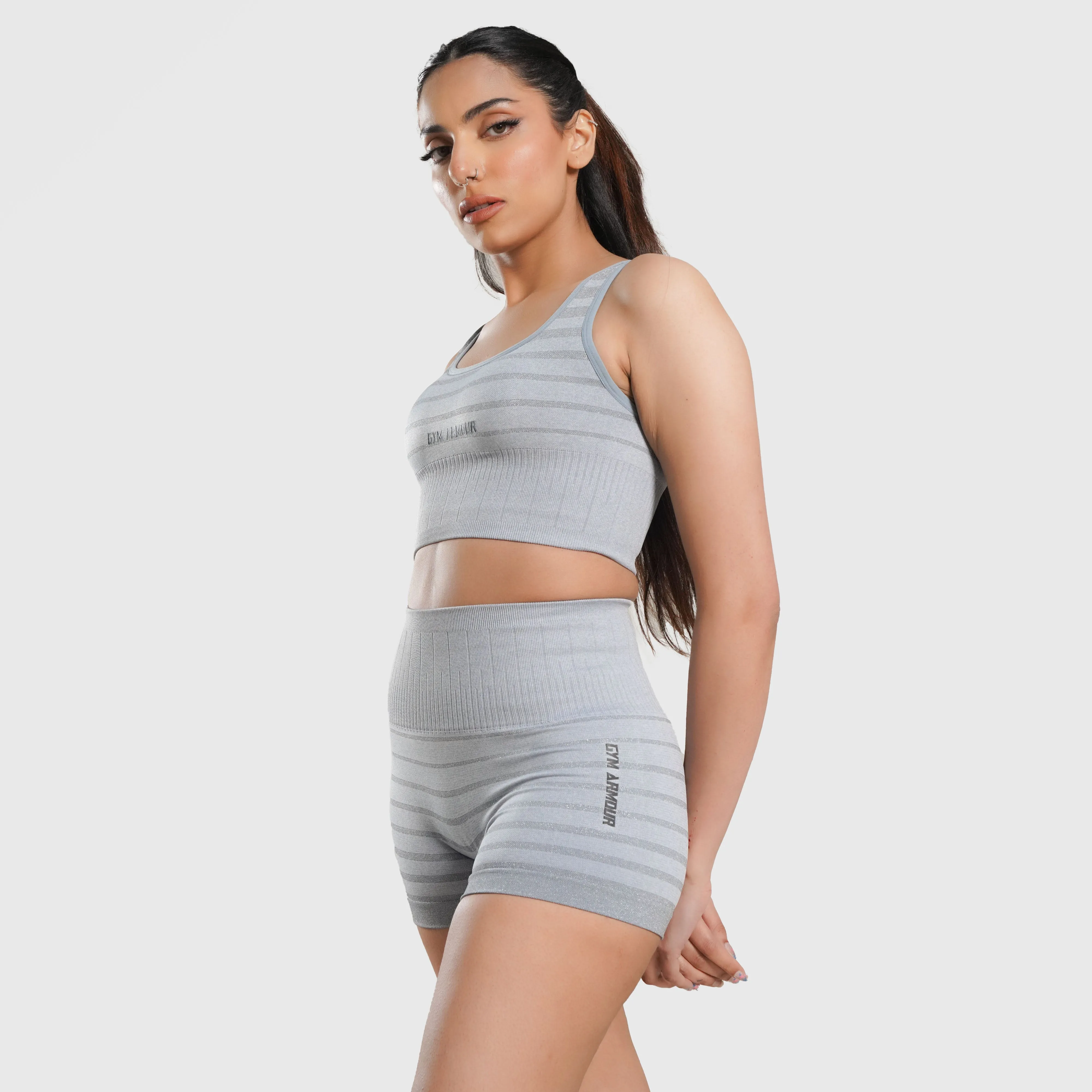 Tone Sculpt Seamless Sports Bra (Blue)