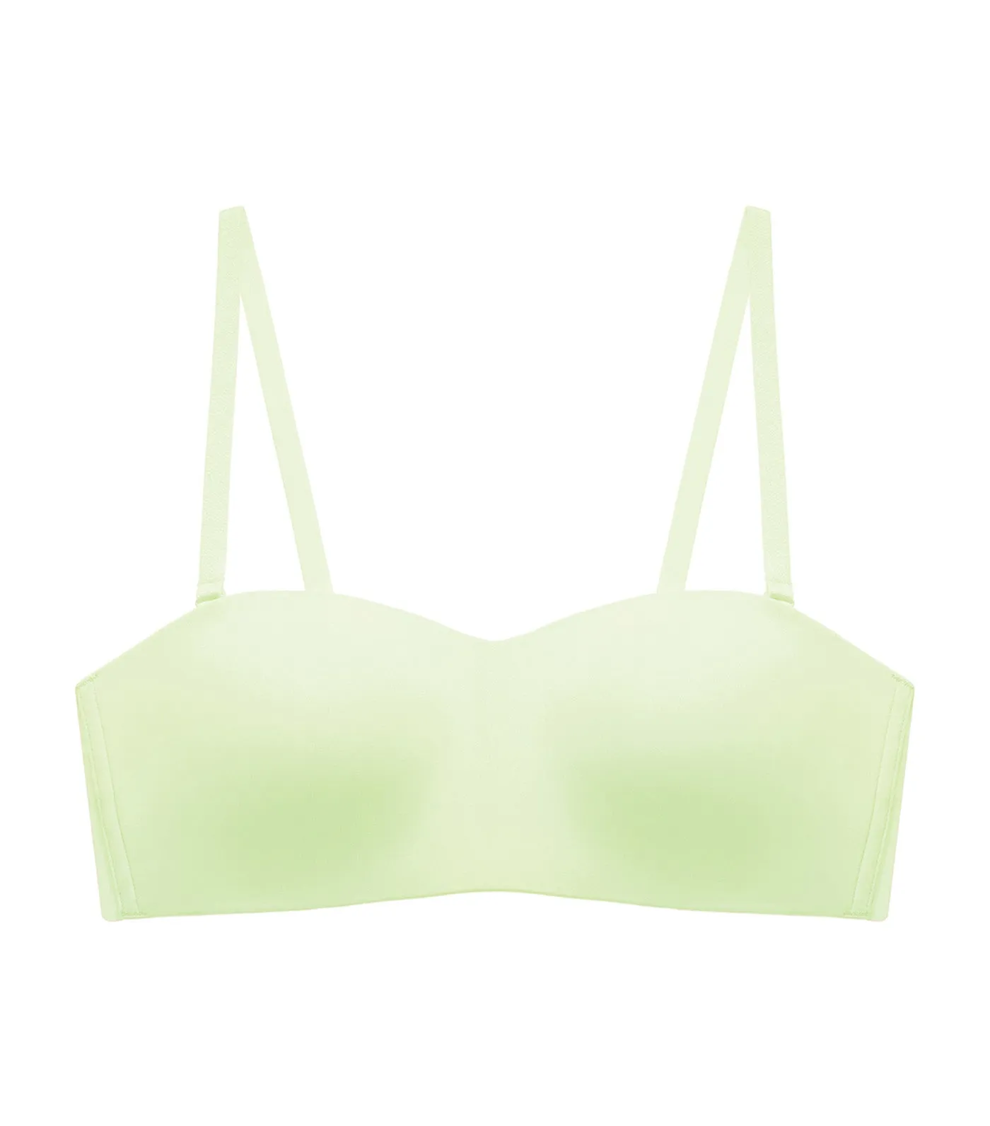 Tri-Zone Non Wired Detachable Bra Green