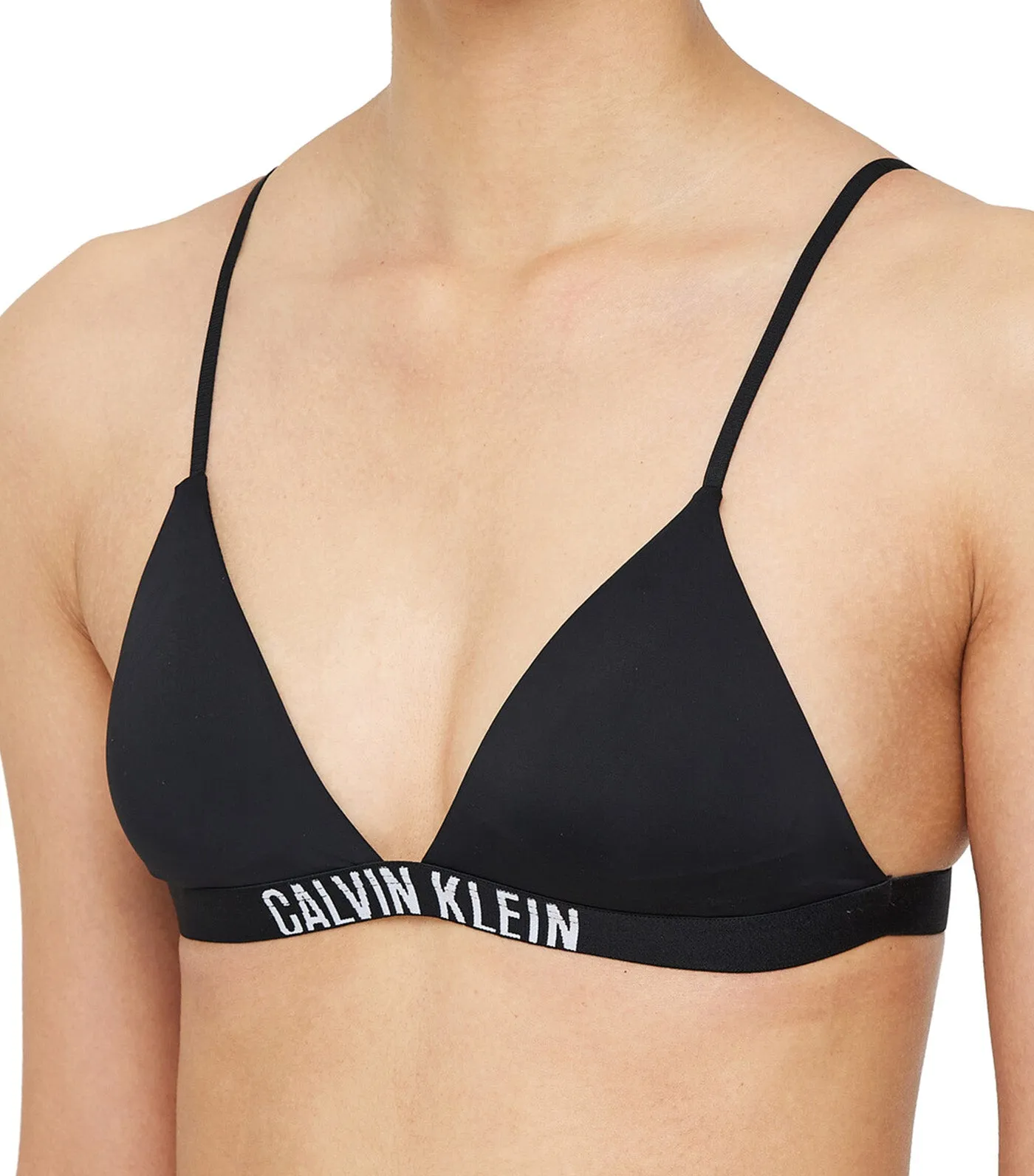 Underwear Lightly Lined Triangle Black