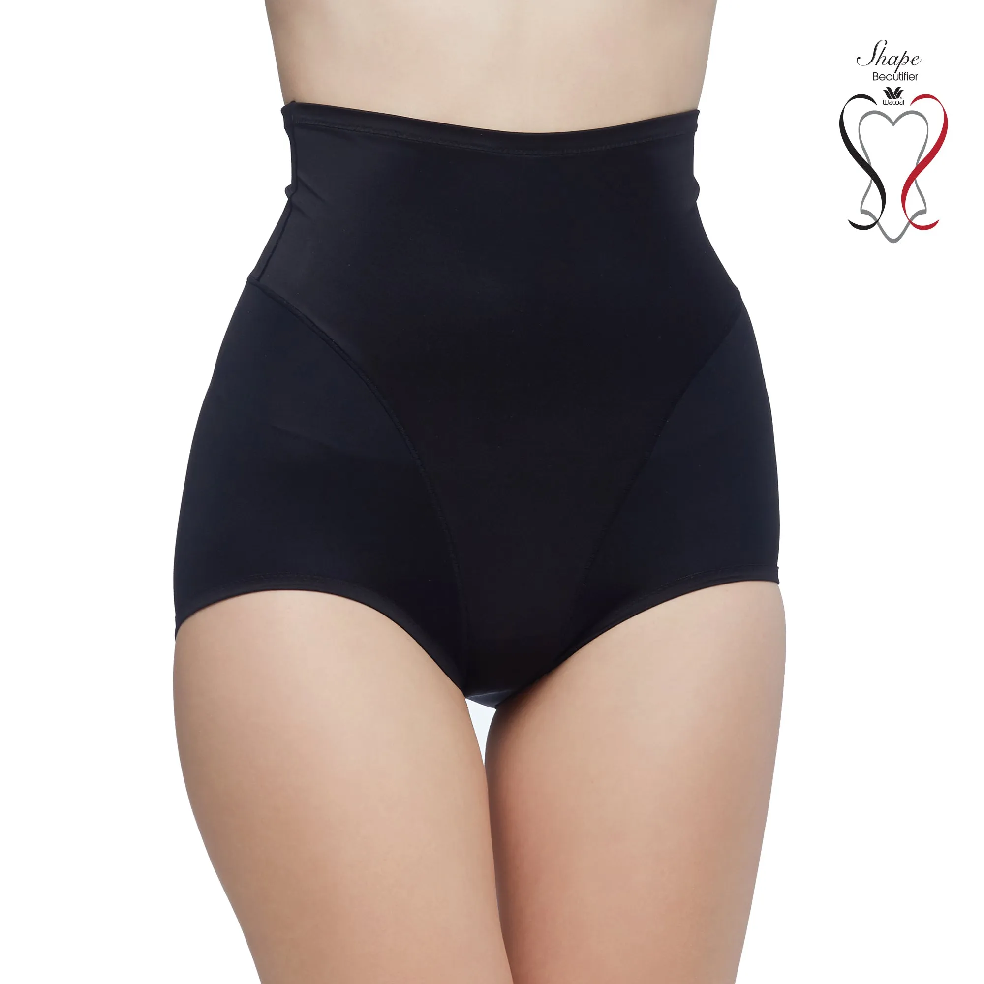 Wacoal Hips ชุดกระชับสัดส่วน กระชับหน้าทัองเอวสูง รุ่น WY1135 สีดำ (BL)