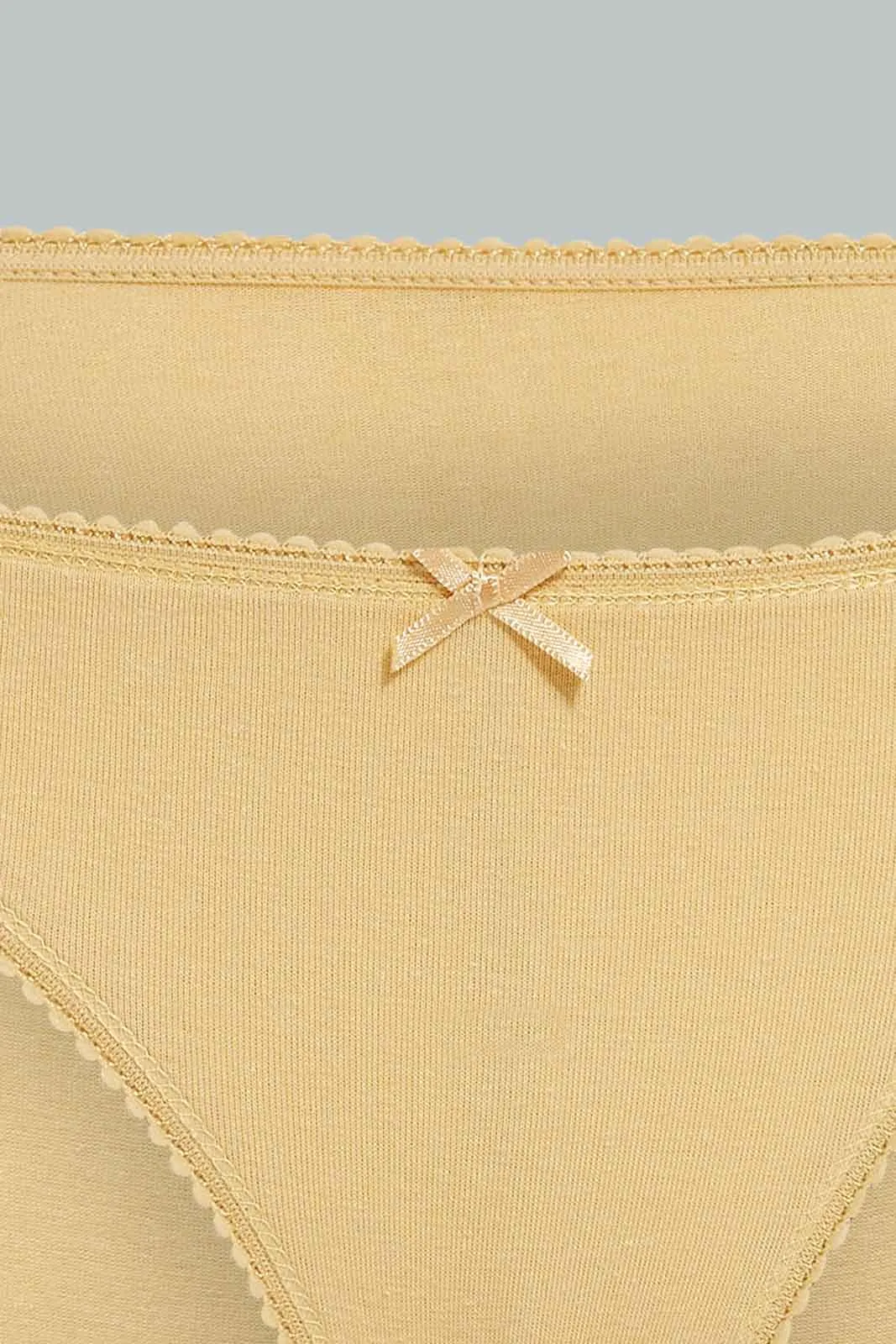 Women Assorted Plain Bikini Brief (Pack of 5)
